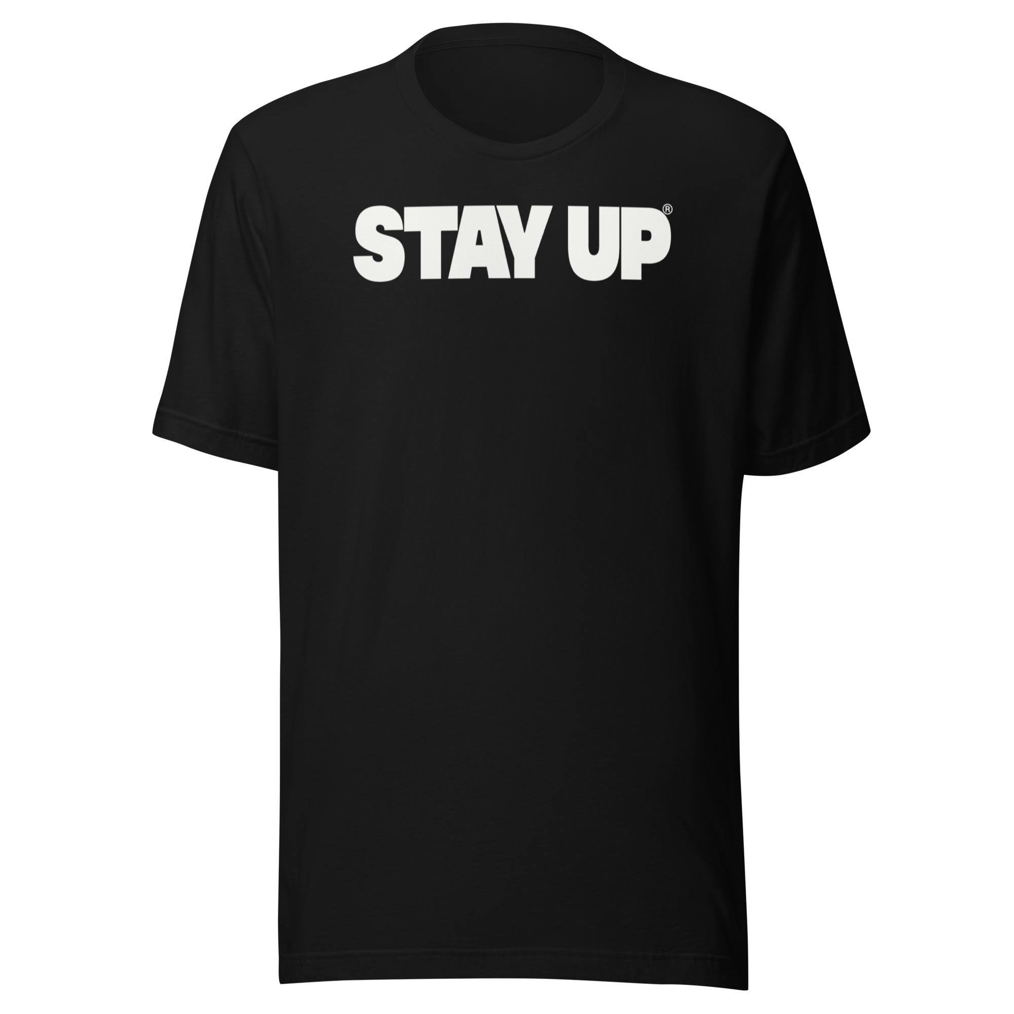 Stay Up Clothing Alex DeLeon Bold Collection full length t-shirt with white print
