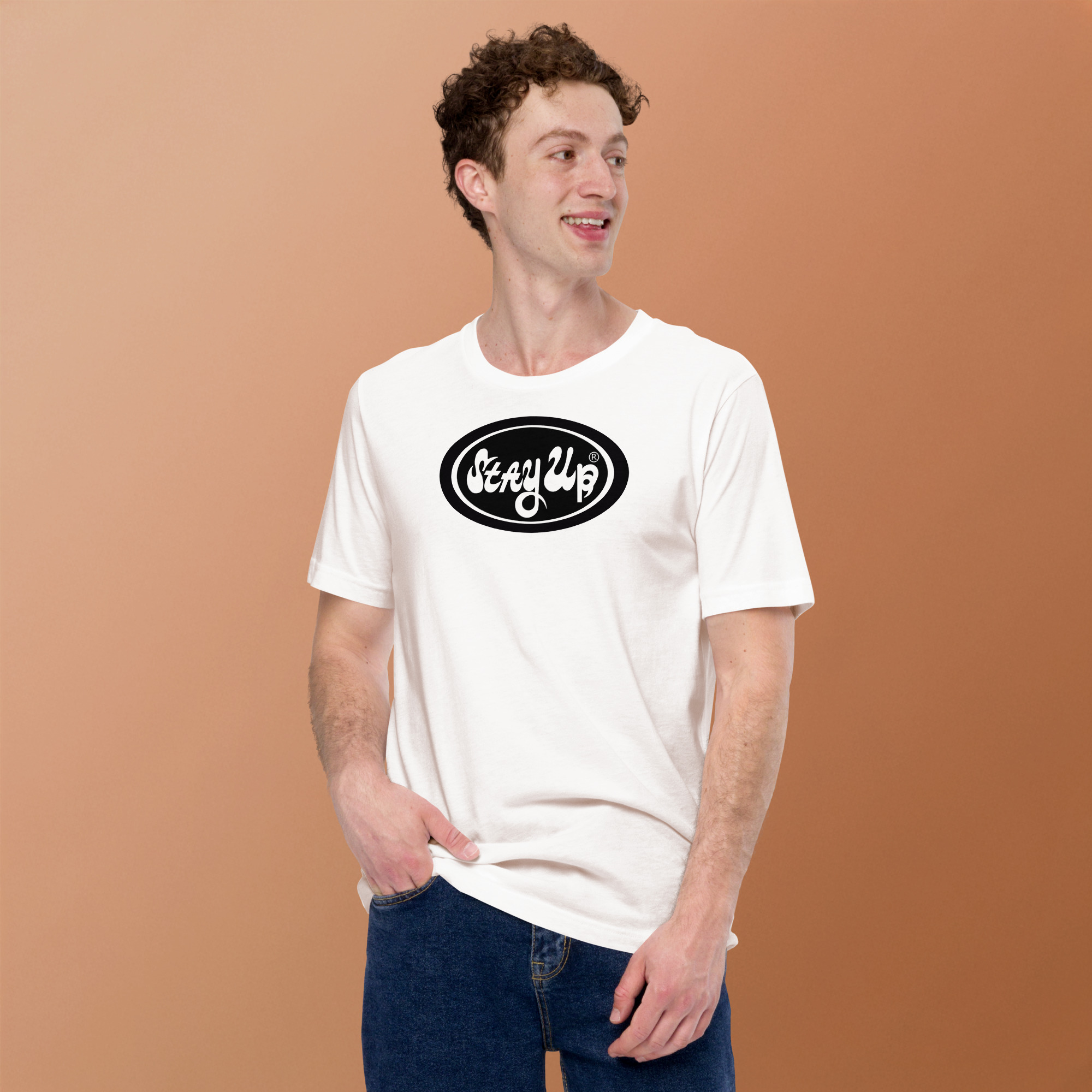 Stay Up Clothing Alex DeLeon motivational t-shirt inspiring confidence and positivity